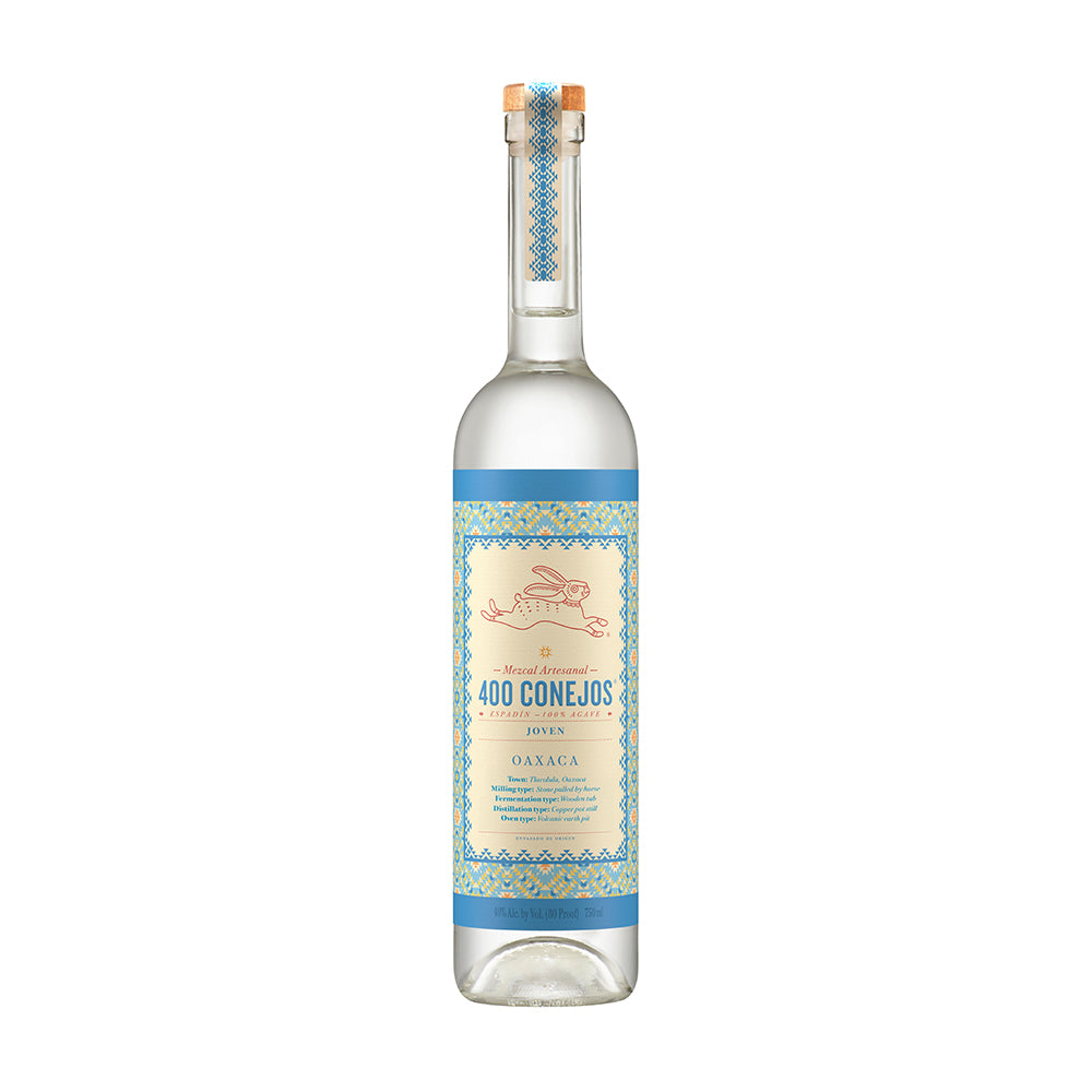 400 Conejos 100% Agave Mezcal Joven 75 Cl