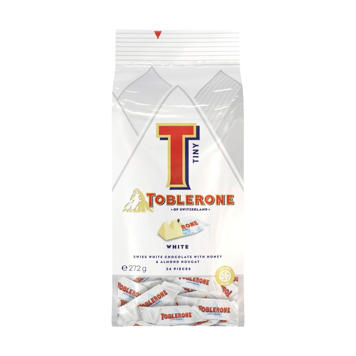 Toblerone Tiny White Bag Pouch 272 Gr