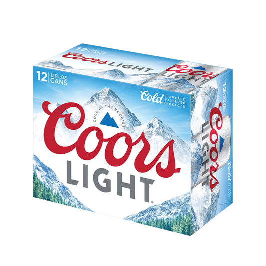 Coors Light Alu Can 12 Pack 35.5 Cl